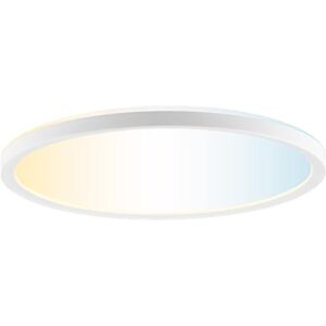 Brilliant Lumaro Led-plafondopbouwpaneel, ronde plafondlamp met diameter van 29 cm, 2400 lumen en 2700-6500 kelvin, via afstandsbediening dimbaar, CCT, nachtlampje en timer, ideaal voor woonkamer Brilliant Lumaro Led-plafondopbouwpaneel, ronde plafondlamp met diameter van 29 cm, 2400 lumen en 2700-6500 kelvin, via afstandsbediening dimbaar, CCT, nachtlampje en timer, ideaal voor woonkamer