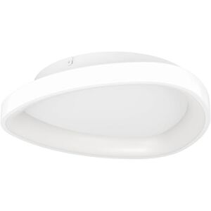 Eglo Led Plafondlamp Moggiona, Dimbare Plafonière Met Afstandsbediening, Lamp Plafond Van Wit Kunststof En Metaal, Warmwit Koudwit, 35 Cm Eglo Led Plafondlamp Moggiona, Dimbare Plafonière Met Afstandsbediening, Lamp Plafond Van Wit Kunststof En Metaal, Warmwit Koudwit, 35 Cm