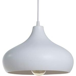 LUSSIOL Armatuur Maria, keramische hanglamp, 60 W, wit, Ø 27 x H 18 cm LUSSIOL Armatuur Maria, keramische hanglamp, 60 W, wit, Ø 27 x H 18 cm