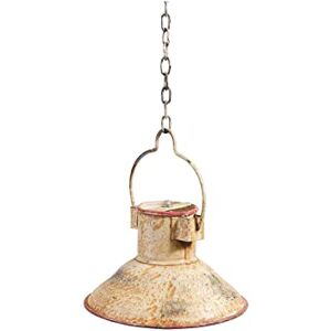 Biscottini Industriële kroonluchter, niet elektrifisch, 24 x 24 x 14 cm, vintage industriële kroonluchter van ijzer, hanglamp, keuken, industriële stijl Biscottini Industriële kroonluchter, niet elektrifisch, 24 x 24 x 14 cm, vintage industriële kroonluchter van ijzer, hanglamp, keuken, industriële stijl