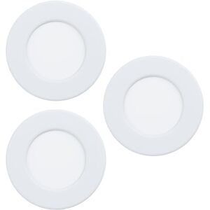 Eglo connect.z Set van 3 smart home LED inbouwspots Fueva 6-Z, Ø 8,6 cm, ZigBee, app en Alexa spraakbesturing, RGB, warm koud wit, dimbaar, badkamer inbouw lamp van wit metaal, IP44 Eglo connect.z Set van 3 smart home LED inbouwspots Fueva 6-Z, Ø 8,6 cm, ZigBee, app en Alexa spraakbesturing, RGB, warm koud wit, dimbaar, badkamer inbouw lamp van wit metaal, IP44