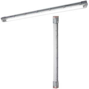 OSRAM Submarine doorvoerbedrading vochtbestendige armatuur 120 cm, LED-armatuur in grijs, IP65-bescherming, voor garages en kelders OSRAM Submarine doorvoerbedrading vochtbestendige armatuur 120 cm, LED-armatuur in grijs, IP65-bescherming, voor garages en kelders
