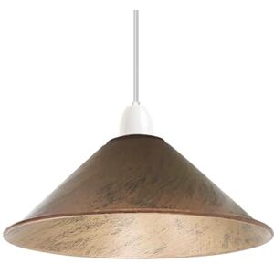 DC VOLTAGE Vintage Retro Lichte Schaduw, Metalen Kegel Lampenkap, Easy Fit Industriële 22cm Lampenkap, 4 cm E27 Hanggat voor Keuken, Woonkamer, Hal (Geborsteld Koper) DC VOLTAGE Vintage Retro Lichte Schaduw, Metalen Kegel Lampenkap, Easy Fit Industriële 22cm Lampenkap, 4 cm E27 Hanggat voor Keuken, Woonkamer, Hal (Geborsteld Koper)