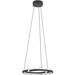Eglo LED hanglamp Mezzomonte, dimbare eettafelpendel met afstandsbediening, hanglamp voor eetkamer, metalen zwart-wit, warm- tot koudwit, 4700 lumen Eglo LED hanglamp Mezzomonte, dimbare eettafelpendel met afstandsbediening, hanglamp voor eetkamer, metalen zwart-wit, warm- tot koudwit, 4700 lumen