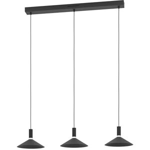 Eglo connect.z Smart-Home LED hanglamp Conomavilla-Z, 3-lichts metalen dimbare lamp, ZigBee, Matter, app en spraakbediening Alexa, warmwit-koudwit, RGB, zwart Eglo connect.z Smart-Home LED hanglamp Conomavilla-Z, 3-lichts metalen dimbare lamp, ZigBee, Matter, app en spraakbediening Alexa, warmwit-koudwit, RGB, zwart