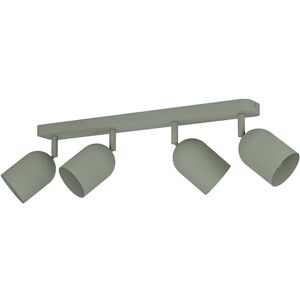 Eglo Tilston Plafondlamp, 4 lampen, plafondspot voor woonkamer, spot van staal in donkergroen, E14-fitting Eglo Tilston Plafondlamp, 4 lampen, plafondspot voor woonkamer, spot van staal in donkergroen, E14-fitting