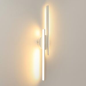 Comely Binnen Moderne Aluminium Wandlamp, 16W Gold Line Wandlamp, LED-Muurlamp voor Woonkamer Slaapkamer Hal Kantoor Trap, Warm Wit 3000K Comely Binnen Moderne Aluminium Wandlamp, 16W Gold Line Wandlamp, LED-Muurlamp voor Woonkamer Slaapkamer Hal Kantoor Trap, Warm Wit 3000K