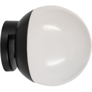 Eglo Cerveteri-E Led-spiegellamp, om op te zetten, van kunststof in zwart en wit, neutraal IP44 Eglo Cerveteri-E Led-spiegellamp, om op te zetten, van kunststof in zwart en wit, neutraal IP44