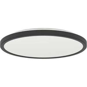 Eglo connect.z Smart Home LED badkamer plafondlamp Rovito-Z, ZigBee, app en Alexa spraakbesturing, warm wit-koud wit, RGB, dimbare plafonnière, zwart, IP44, Ø 30 cm Eglo connect.z Smart Home LED badkamer plafondlamp Rovito-Z, ZigBee, app en Alexa spraakbesturing, warm wit-koud wit, RGB, dimbare plafonnière, zwart, IP44, Ø 30 cm