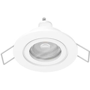 Eglo Barranco Led-inbouwspot, plafondspot voor badkamer, van kunststof in wit, badkamerlamp neutraal incl. GU10-lamp, IP44 Eglo Barranco Led-inbouwspot, plafondspot voor badkamer, van kunststof in wit, badkamerlamp neutraal incl. GU10-lamp, IP44