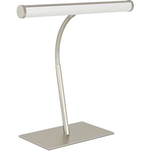 Eglo Riccione Led-tafellamp, bureaulamp met flexibele arm, aanraakdimbaar, bedlampje van metaal in zilver, warmwit-koudwit Eglo Riccione Led-tafellamp, bureaulamp met flexibele arm, aanraakdimbaar, bedlampje van metaal in zilver, warmwit-koudwit