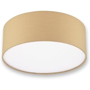 REV Plafondlamp, rond, 30 cm, met stoffen lampenkap in moderne look, ideaal voor slaapkamer, woonkamer en kinderkamer, cappuccino REV Plafondlamp, rond, 30 cm, met stoffen lampenkap in moderne look, ideaal voor slaapkamer, woonkamer en kinderkamer, cappuccino