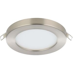 Eglo LED inbouwspot Fueva Flex, ronde inbouw lamp, spot van aluminium en kunststoff in mat nikkel, plafondlamp warm wit, plafond spotje Ø 11,7 cm Eglo LED inbouwspot Fueva Flex, ronde inbouw lamp, spot van aluminium en kunststoff in mat nikkel, plafondlamp warm wit, plafond spotje Ø 11,7 cm