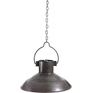 Biscottini Industriële kroonluchter niet elektrisch 36x36x20 cm Vintage industriële kroonluchter van ijzer hanglamp keuken industriële stijl Biscottini Industriële kroonluchter niet elektrisch 36x36x20 cm Vintage industriële kroonluchter van ijzer hanglamp keuken industriële stijl