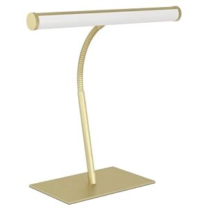Eglo Riccione Led-tafellamp, bureaulamp met flexibele arm, aanraakdimbaar, bedlampje van metaal in messing, warmwit-koudwit Eglo Riccione Led-tafellamp, bureaulamp met flexibele arm, aanraakdimbaar, bedlampje van metaal in messing, warmwit-koudwit