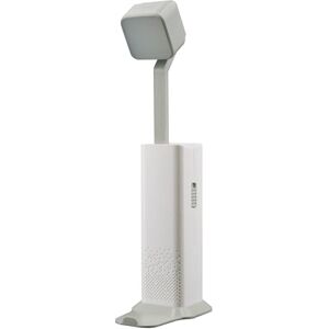 Unilux Pocketlight Led-tafellamp, zaklamp, acculamp 1200 mA-lithium-ion batterij, 6500 K, 210 lm, 3 lichtintensiteiten, uittrekbaar, wit grijs Unilux Pocketlight Led-tafellamp, zaklamp, acculamp 1200 mA-lithium-ion batterij, 6500 K, 210 lm, 3 lichtintensiteiten, uittrekbaar, wit grijs