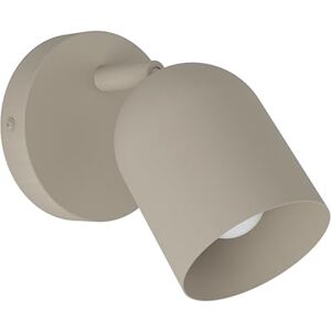 Eglo Tilston Wandlamp voor binnen, met draaibare spot, wandspot van staal in zandkleuren, leeslamp met E14-fitting Eglo Tilston Wandlamp voor binnen, met draaibare spot, wandspot van staal in zandkleuren, leeslamp met E14-fitting