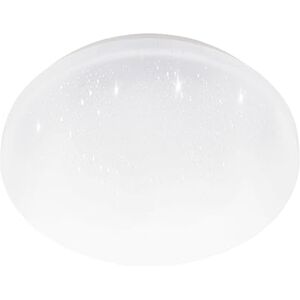 Eglo Pogliola-E Led-plafondlamp, plat, met kristaleffect, voor keuken en slaapkamer, van metaal en kunststof in wit, neutraal diameter: 22 cm Eglo Pogliola-E Led-plafondlamp, plat, met kristaleffect, voor keuken en slaapkamer, van metaal en kunststof in wit, neutraal diameter: 22 cm