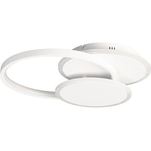 Fischer & Honsel Plafondlamp, Tomo zandwit L: 40 cm, B: 39,5 cm Uitsteek plafond: 7 cm met afstandsbediening traploos dimbaar Kleurtemperatuur traploos instelbaar 1x LED 31W 2700/4000 K Fischer & Honsel Plafondlamp, Tomo zandwit L: 40 cm, B: 39,5 cm Uitsteek plafond: 7 cm met afstandsbediening traploos dimbaar Kleurtemperatuur traploos instelbaar 1x LED 31W 2700/4000 K