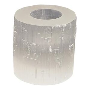 Selenite Dreams Theelichthouder Selenit, rond, ca. 350 g, wit tot transparant Selenite Dreams Theelichthouder Selenit, rond, ca. 350 g, wit tot transparant