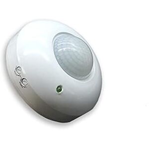 Aigostar Wit Verstelbare Infrarood Bewegingsmelder - 360º 6m Aigostar Wit Verstelbare Infrarood Bewegingsmelder - 360º 6m