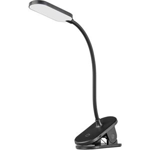 Eglo RAIZAL Led-cliplamp, werkt op batterijen, bedlampje, clip, dimbaar, traplamp, leeslamp, clip, kunststof, zwart, koud wit Eglo RAIZAL Led-cliplamp, werkt op batterijen, bedlampje, clip, dimbaar, traplamp, leeslamp, clip, kunststof, zwart, koud wit