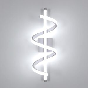 Comely Wandlamp LED Binnen 42CM, 26W 2925LM Moderne Spiraalvormige Wandlamp van Aluminium, Decoratieve Wandlamp voor Slaapkamer, Woonkamer, Gang, Koud Wit 6500K, Wit Comely Wandlamp LED Binnen 42CM, 26W 2925LM Moderne Spiraalvormige Wandlamp van Aluminium, Decoratieve Wandlamp voor Slaapkamer, Woonkamer, Gang, Koud Wit 6500K, Wit