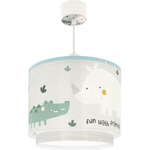 Dalber Rhino & Croco hanglamp voor kinderen, model 60622M, E27, kinderlampen, meisjeskamer. Dalber Rhino & Croco hanglamp voor kinderen, model 60622M, E27, kinderlampen, meisjeskamer.