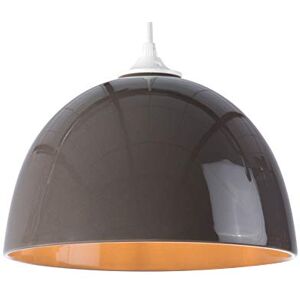 LUSSIOL 250241 hanglamp, keramiek, 60 W, taupe, Ø25 x H 16 cm LUSSIOL 250241 hanglamp, keramiek, 60 W, taupe, Ø25 x H 16 cm