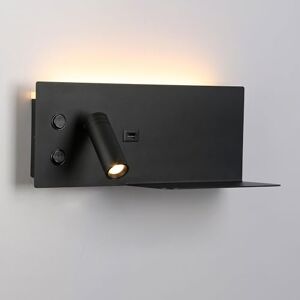 B·LED BARCELONA LED Kerta Leeslamp met USB-aansluiting, dubbele verlichting, 3 W + 7 W B·LED BARCELONA LED Kerta Leeslamp met USB-aansluiting, dubbele verlichting, 3 W + 7 W