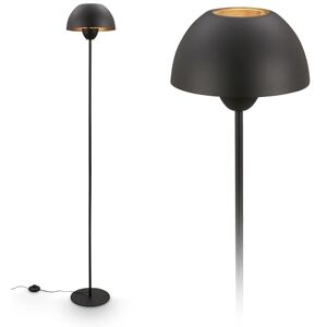 Briloner Staande lamp met voetschakelaar, E27 fitting, max. 10W, leeslamp, woonkamerlamp, slaapkamer decoratie, uplighter, staande lamp, 25 x 156,5 cm (DxH), zwart Briloner Staande lamp met voetschakelaar, E27 fitting, max. 10W, leeslamp, woonkamerlamp, slaapkamer decoratie, uplighter, staande lamp, 25 x 156,5 cm (DxH), zwart