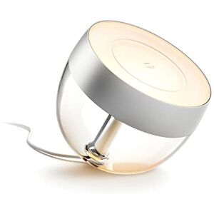 Philips Iris Tafellamp White and Color Ambiance Gëintegreerd Led Zilver 8,1W Bluetooth Limited Edition Philips Iris Tafellamp White and Color Ambiance Gëintegreerd Led Zilver 8,1W Bluetooth Limited Edition