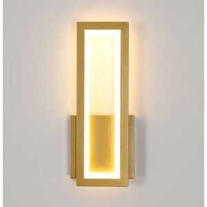 Osairous Comely Binnen LED Wandlamp, 16W 2000LM Moderne Acryl Gouden Wandlamp, Slaapkamer Muurlamp 3000K Warm Wit voor Woonkamer, Gang, Trap, 32CM Osairous Comely Binnen LED Wandlamp, 16W 2000LM Moderne Acryl Gouden Wandlamp, Slaapkamer Muurlamp 3000K Warm Wit voor Woonkamer, Gang, Trap, 32CM