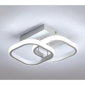 Osairous LED Plafondlamp, 22W 2550LM LED Plafondlamp Moderne, Vierkante Witte Plafondverlichting, Acryl Woonkamer Kroonluchter voor Slaapkamer Gang Keuken Badkamer, Koel Wit 6500K, 29CM Osairous LED Plafondlamp, 22W 2550LM LED Plafondlamp Moderne, Vierkante Witte Plafondverlichting, Acryl Woonkamer Kroonluchter voor Slaapkamer Gang Keuken Badkamer, Koel Wit 6500K, 29CM