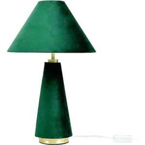 Relaxdays tafellamp, fluwelen kap, metalen voet, E14, H 47x30 cm, nachtlamp, donkergroen/goud Relaxdays tafellamp, fluwelen kap, metalen voet, E14, H 47x30 cm, nachtlamp, donkergroen/goud