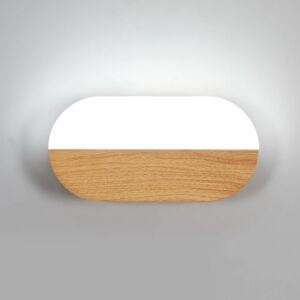 Osairous Comely Binnenwandlamp, LED Wandlamp, 7W 787LM Modern Acryl Design Wandlamp, Houtkleur Muurverlichting voor Slaapkamer, Woonkamer, Gang, Wit Licht 6500K, 22CM Osairous Comely Binnenwandlamp, LED Wandlamp, 7W 787LM Modern Acryl Design Wandlamp, Houtkleur Muurverlichting voor Slaapkamer, Woonkamer, Gang, Wit Licht 6500K, 22CM