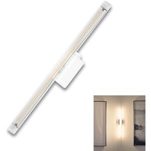 REV LED wandlamp binnen filament 50cm, 4W, 350lm, 3000K, dimbaar wandlamp met schakelaar fotolamp, bedlampje muur, IP20, wit REV LED wandlamp binnen filament 50cm, 4W, 350lm, 3000K, dimbaar wandlamp met schakelaar fotolamp, bedlampje muur, IP20, wit