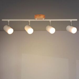 M Ledme Plafondlamp serie Wood, 4 x GU10, voor droge binnenruimtes IP20, lamp niet inbegrepen, geschikt voor badkamer, woonkamer, slaapkamer en keuken M Ledme Plafondlamp serie Wood, 4 x GU10, voor droge binnenruimtes IP20, lamp niet inbegrepen, geschikt voor badkamer, woonkamer, slaapkamer en keuken