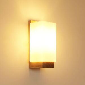 Osairous led-wandlamp voor binnen 3000K/4500K/6500K dimbare wandlamp met drie kleuren creatieve houten wandlamp geschikt voor slaapkamers, gangen, trappen (25 * 12 * 10 cm) Osairous led-wandlamp voor binnen 3000K/4500K/6500K dimbare wandlamp met drie kleuren creatieve houten wandlamp geschikt voor slaapkamers, gangen, trappen (25 * 12 * 10 cm)