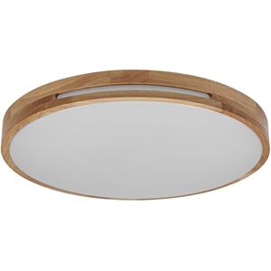 OSRAM ORBIS Woodburry LED wand-/plafondlamp met houtdecor, 24W, 1500lm, 3000K, 390mm diameter, 830 vriendelijk warm wit, IP20 bescherming, inclusief montageschroeven en pluggen OSRAM ORBIS Woodburry LED wand-/plafondlamp met houtdecor, 24W, 1500lm, 3000K, 390mm diameter, 830 vriendelijk warm wit, IP20 bescherming, inclusief montageschroeven en pluggen