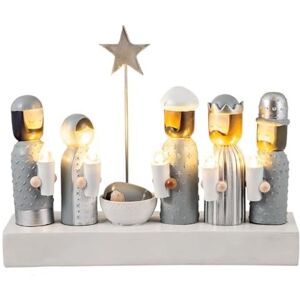 Inmaculada Romero IR Geboorte mysterium Kerstmis modern met licht sokkel 19 cm figuren maagd Maria kind Jezus St Inmaculada Romero IR Geboorte mysterium Kerstmis modern met licht sokkel 19 cm figuren maagd Maria kind Jezus St