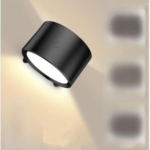 Carehabi Wandlamp voor binnen, oplaadbare wandlamp, dubbelzijdige verlichting, 3 kleurniveaus, afstandsbediening en aanraking, draadloze 360° wandverlichting met timer voor kantoor, slaapkamer Carehabi Wandlamp voor binnen, oplaadbare wandlamp, dubbelzijdige verlichting, 3 kleurniveaus, afstandsbediening en aanraking, draadloze 360° wandverlichting met timer voor kantoor, slaapkamer