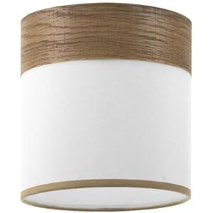 PRENDELUZ Dimbare lampenkap E27 wit met donkere houten sokkel, afmetingen 16 x 16 x 16 cm, ideaal voor decoratieve verlichting en gezellige sfeer. PRENDELUZ Dimbare lampenkap E27 wit met donkere houten sokkel, afmetingen 16 x 16 x 16 cm, ideaal voor decoratieve verlichting en gezellige sfeer.