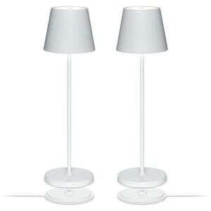 LA VILLE LUMIÈRE SuzieV Led-tafellampen, oplaadbaar en dimbaar, draadloze Abat-Jour, aluminium, voor binnen en buiten, 3 lichttemperaturen, LVL (zuiver wit) LA VILLE LUMIÈRE SuzieV Led-tafellampen, oplaadbaar en dimbaar, draadloze Abat-Jour, aluminium, voor binnen en buiten, 3 lichttemperaturen, LVL (zuiver wit)