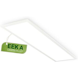 Briloner LED plafondlamp, EEK A lichtbron, 13,5W bij 2900lm, vlak, indirect licht, LED lamp, woonkamerlamp, paneel, keukenlamp, ganglamp, 100x25x6 cm, wit Briloner LED plafondlamp, EEK A lichtbron, 13,5W bij 2900lm, vlak, indirect licht, LED lamp, woonkamerlamp, paneel, keukenlamp, ganglamp, 100x25x6 cm, wit