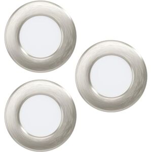 Eglo connect.z Smart-Home set van 3 LED badkamer inbouwspots Fueva 6-Z, Ø 8,8 cm, ZigBee, app en Alexa spraakbesturing, warm wit-koud wit, dimbaar, 3 metalen inbouwspots zilver, IP44 Eglo connect.z Smart-Home set van 3 LED badkamer inbouwspots Fueva 6-Z, Ø 8,8 cm, ZigBee, app en Alexa spraakbesturing, warm wit-koud wit, dimbaar, 3 metalen inbouwspots zilver, IP44