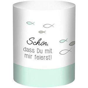 Ursus 184000163 mini tafellamp, ambient, Schön, dass Du mit mir feierst Design, mint, ca. 10 x 27 cm, diameter ca. 8 cm, 115 g/m², 5 vellen, aan één kant bedrukt, van transparant papier Ursus 184000163 mini tafellamp, ambient, Schön, dass Du mit mir feierst Design, mint, ca. 10 x 27 cm, diameter ca. 8 cm, 115 g/m², 5 vellen, aan één kant bedrukt, van transparant papier