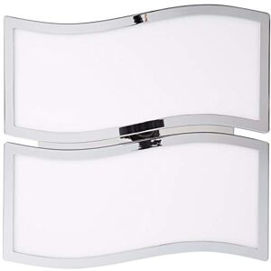 Brilliant Valma plafondopbouw-paneel 40x37cm, aluminium, 19 W, chroom/wit Brilliant Valma plafondopbouw-paneel 40x37cm, aluminium, 19 W, chroom/wit