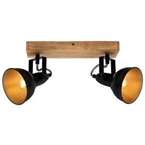 BRILONER Zwart Wandlicht - 28 cm 2x E14 25W - Wandlamp BRILONER Zwart Wandlicht - 28 cm 2x E14 25W - Wandlamp