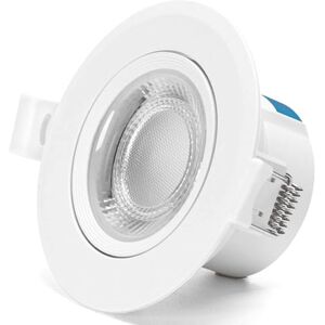 Blendend Led-plafondlamp, rond, met verstelbare hoek, 5 W, natuurlijk licht Blendend Led-plafondlamp, rond, met verstelbare hoek, 5 W, natuurlijk licht